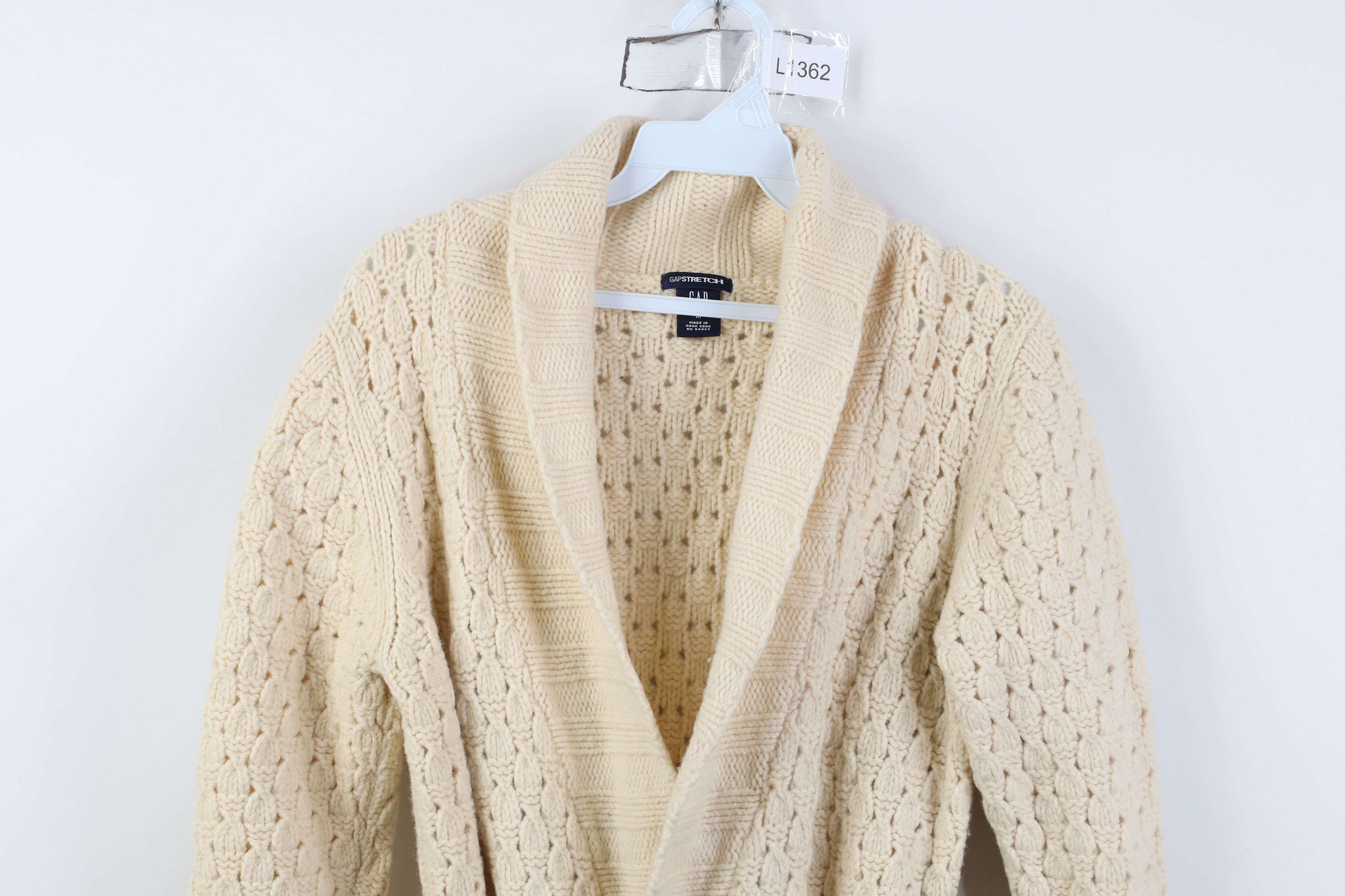 Gap Vintage Y2K 2003 Gap Wool Blend Knit Belted Cardigan Sweater Size M / US 6-8 / IT 42-44 - 2 Thumbnail