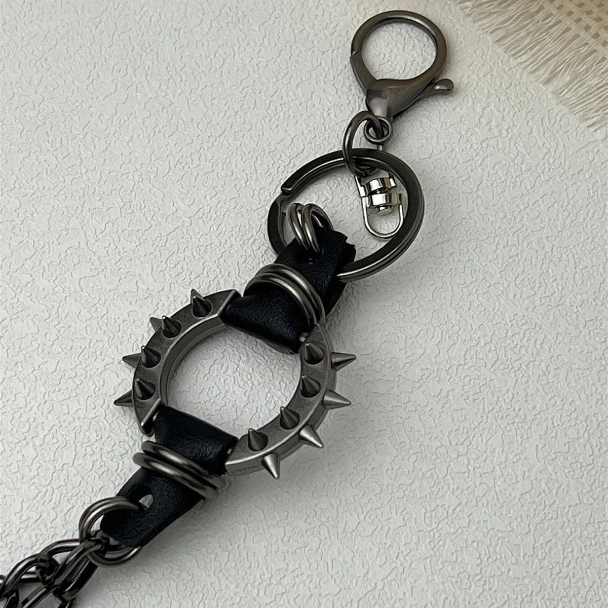 Jewelry Punk Style 2 layers waist keychain Size ONE SIZE - 4 Thumbnail