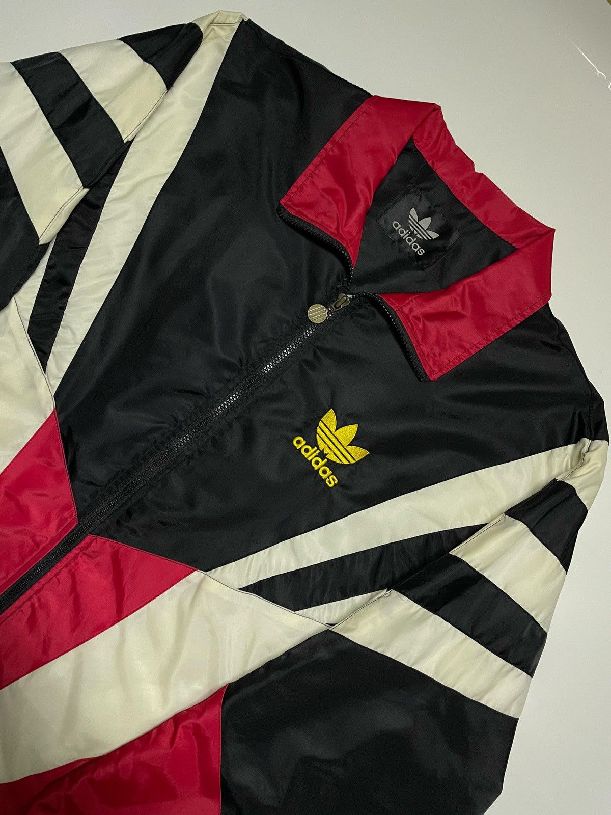 Adidas × Vintage Adidas FB AS Hooded Suit-II 80s Vintage Windbreaker jacket Size US L / EU 52-54 / 3 - 6 Thumbnail