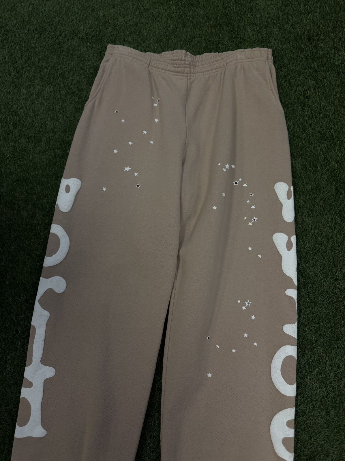 Sp5der Sp5der WorldWide Tan Sweatpants Size Large (NEW) Size US 33 - 5 Thumbnail