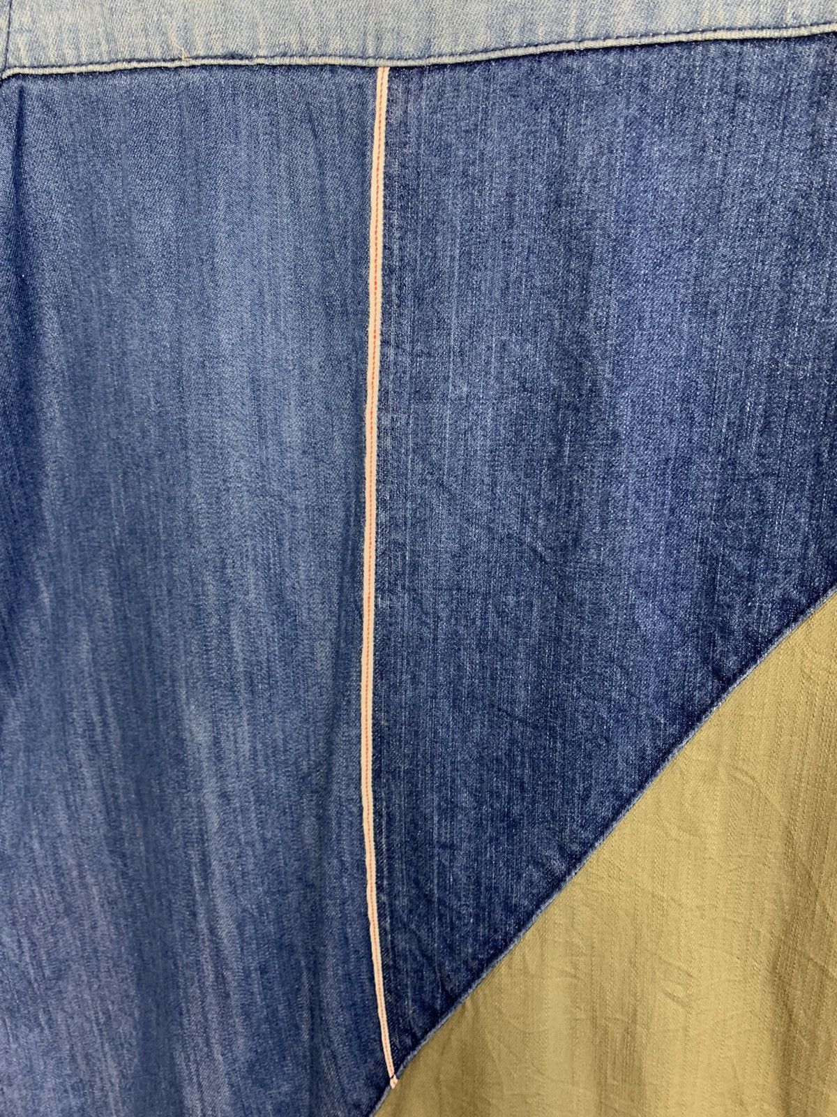 Issey Miyake Né-net Issey Miyake Selvedge Pocket Long Denim Patchworks Size L / US 10 / IT 46 - 7 Thumbnail