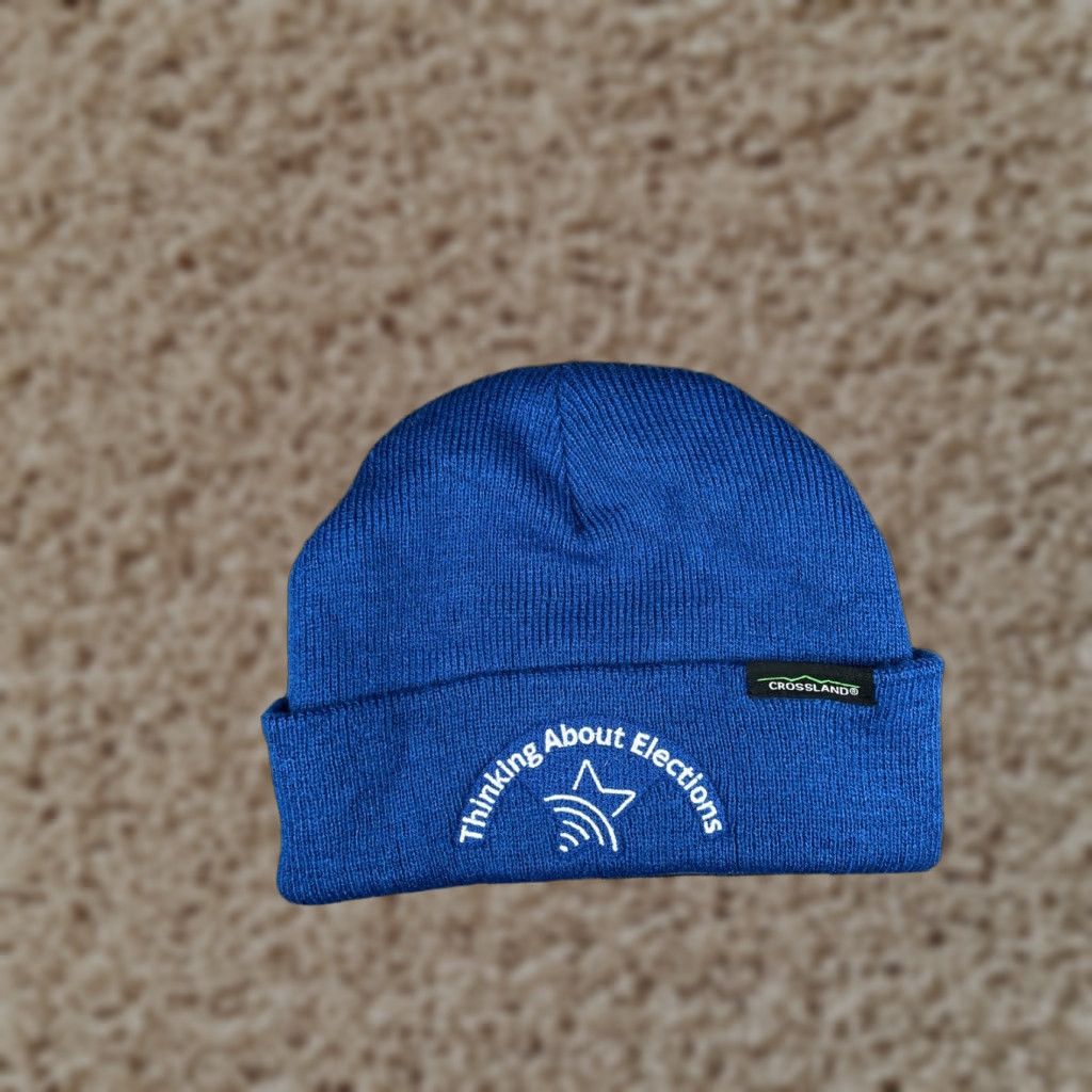 Vintage Crossland Beanie Toque Hat Adult Blue 100% Acrylic Knit Wool/Casual Outdoor Winter Size ONE SIZE - 1 Thumbnail