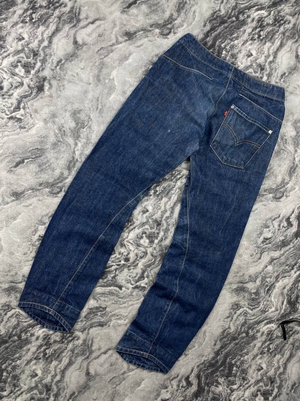 Levi's Vintage Levi’s Engineered Twisted Seams Cinch Denim Jeans Size US 27 - 1 Thumbnail