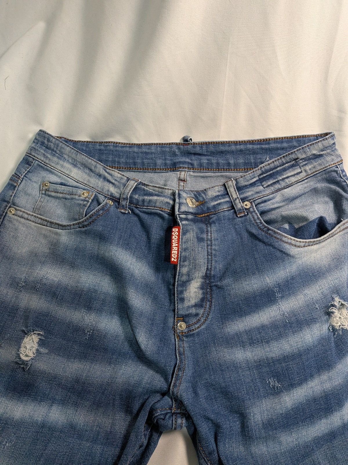 Dsquared2 Dsquared2 Slim Distressed Jeans Fits W32 L32 Denim Size US 32 / EU 48 - 15 Thumbnail