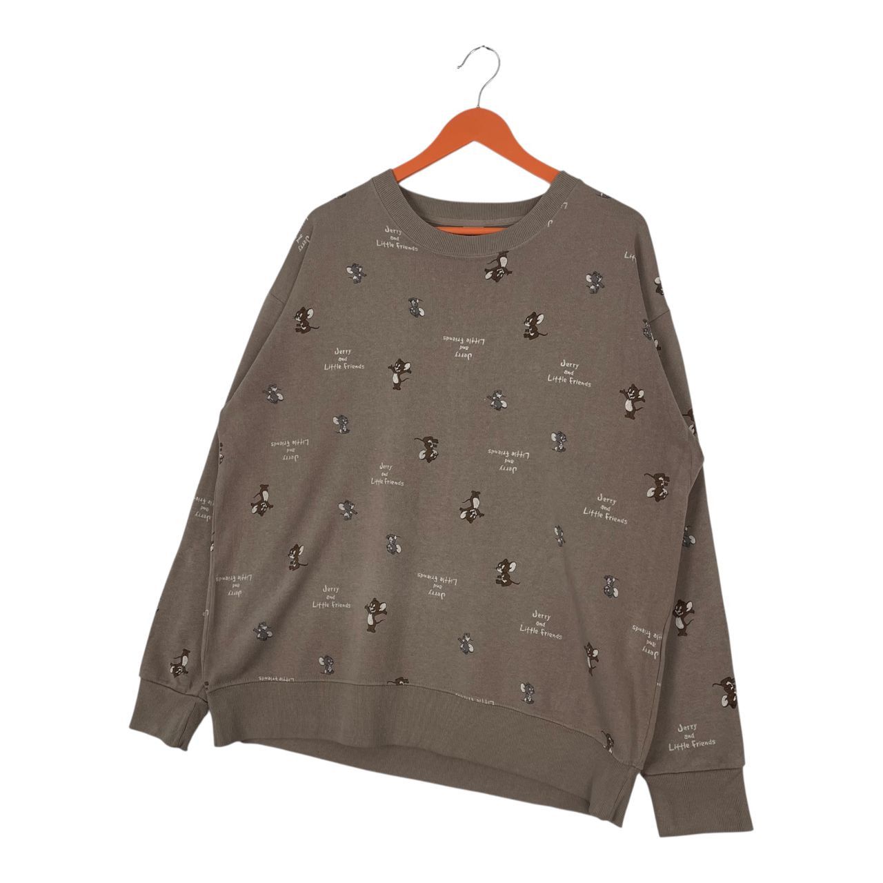 Cartoon Network Authentic Japan ! Tom And Jerry Overprint Sweatshirt Size M / US 6-8 / IT 42-44 - 2 Thumbnail
