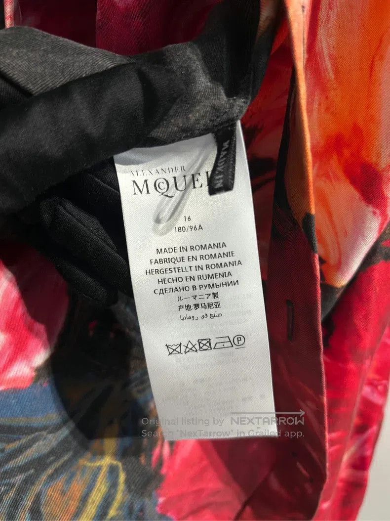 Alexander McQueen Alexander Mcqueen Size16 Floral shirt Size US XS / EU 42 / 0 - 4 Thumbnail