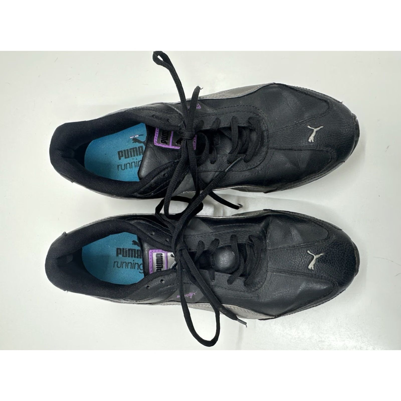 Puma PUMA Turin 2 Womens Sneakers Size 10.5 Black Purple Sports Running Lifestyle Shoes Size US 11 / IT 41 - 2 Thumbnail