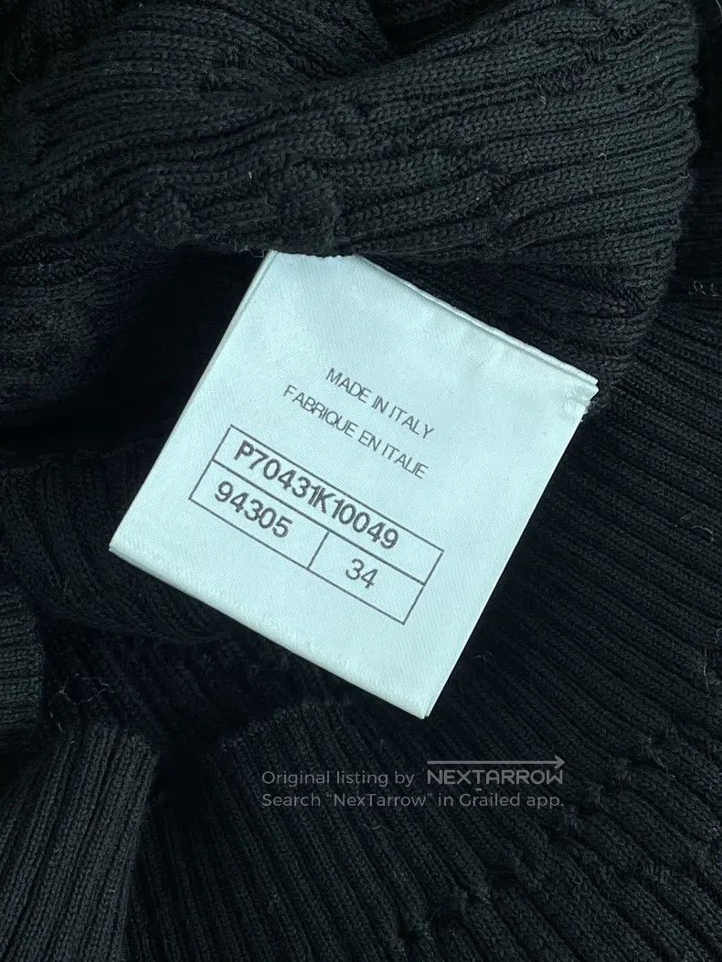 Chanel Chanel Black dark pattern full double C full logo knitted Size XXS / US 00 / IT 34 - 5 Thumbnail