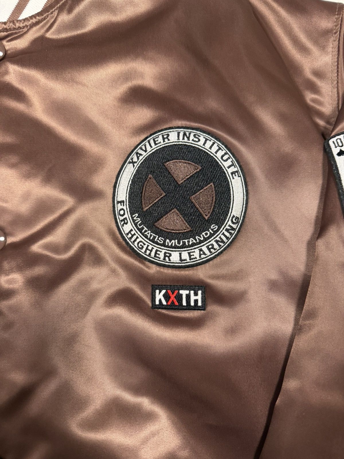 Kith Kith X Marvel X-Men Gambit Satin Bomber Jacket Size US M / EU 48-50 / 2 - 4 Thumbnail