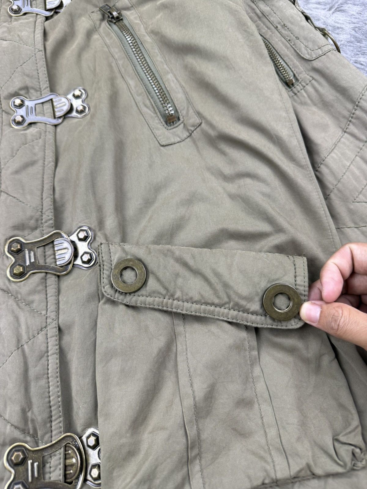 If Six Was Nine Japanese Designer like L.G.B. Fur Raccoon Jacket Size US S / EU 44-46 / 1 - 11 Thumbnail