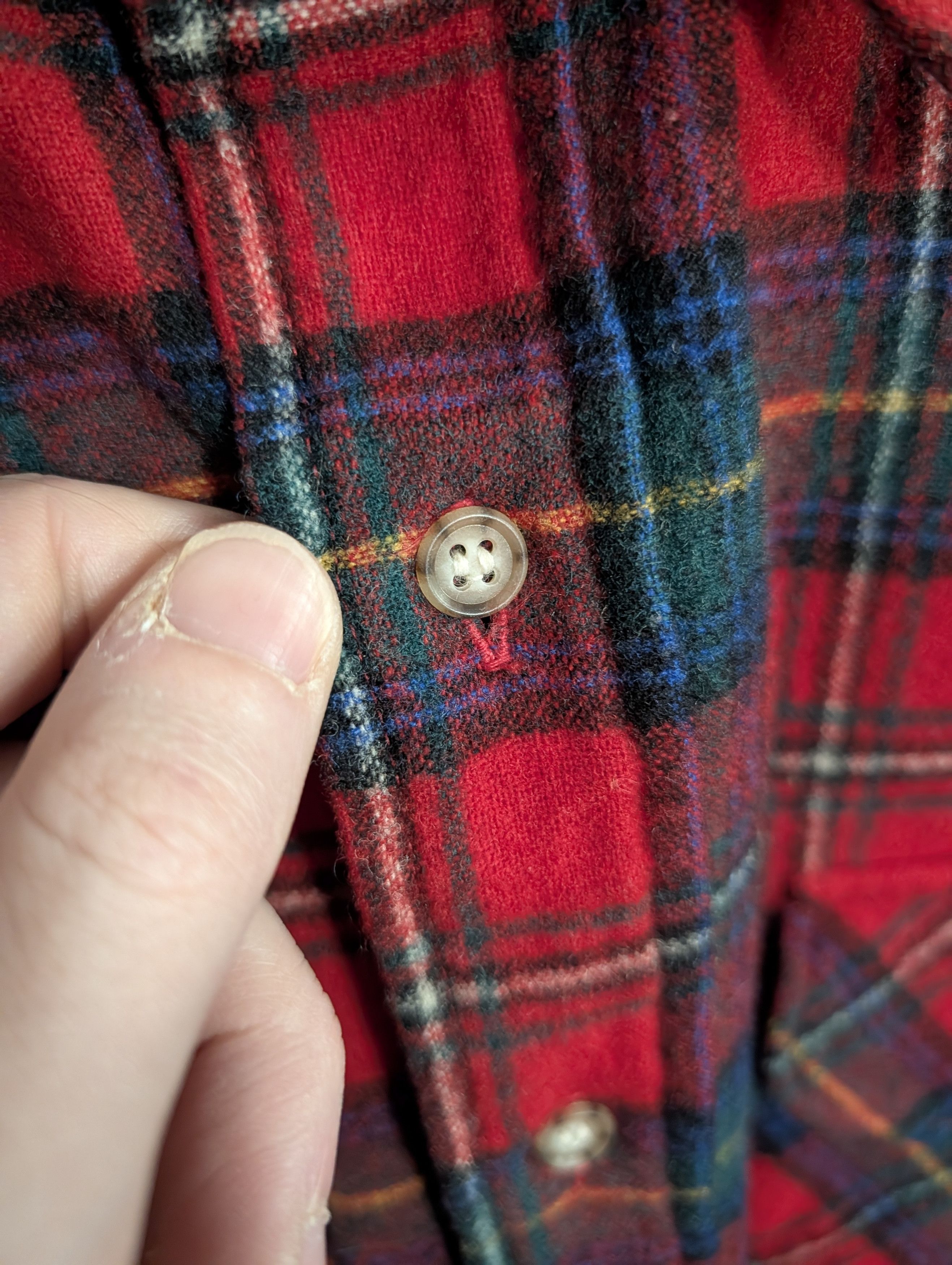 Pendleton Vtg Boyd Tartan virgin wool flannel nylon lined shirt Size US M / EU 48-50 / 2 - 5 Thumbnail