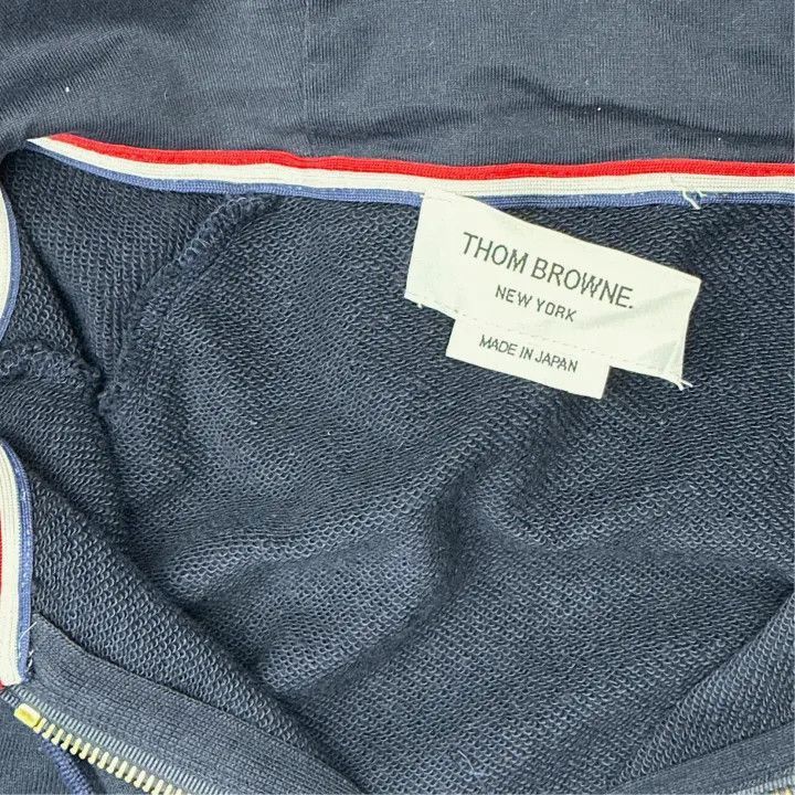 Thom Browne TB Classic Striped Sleeve Hooded Sweatshirt -2507 Size US M / EU 48-50 / 2 - 2 Thumbnail