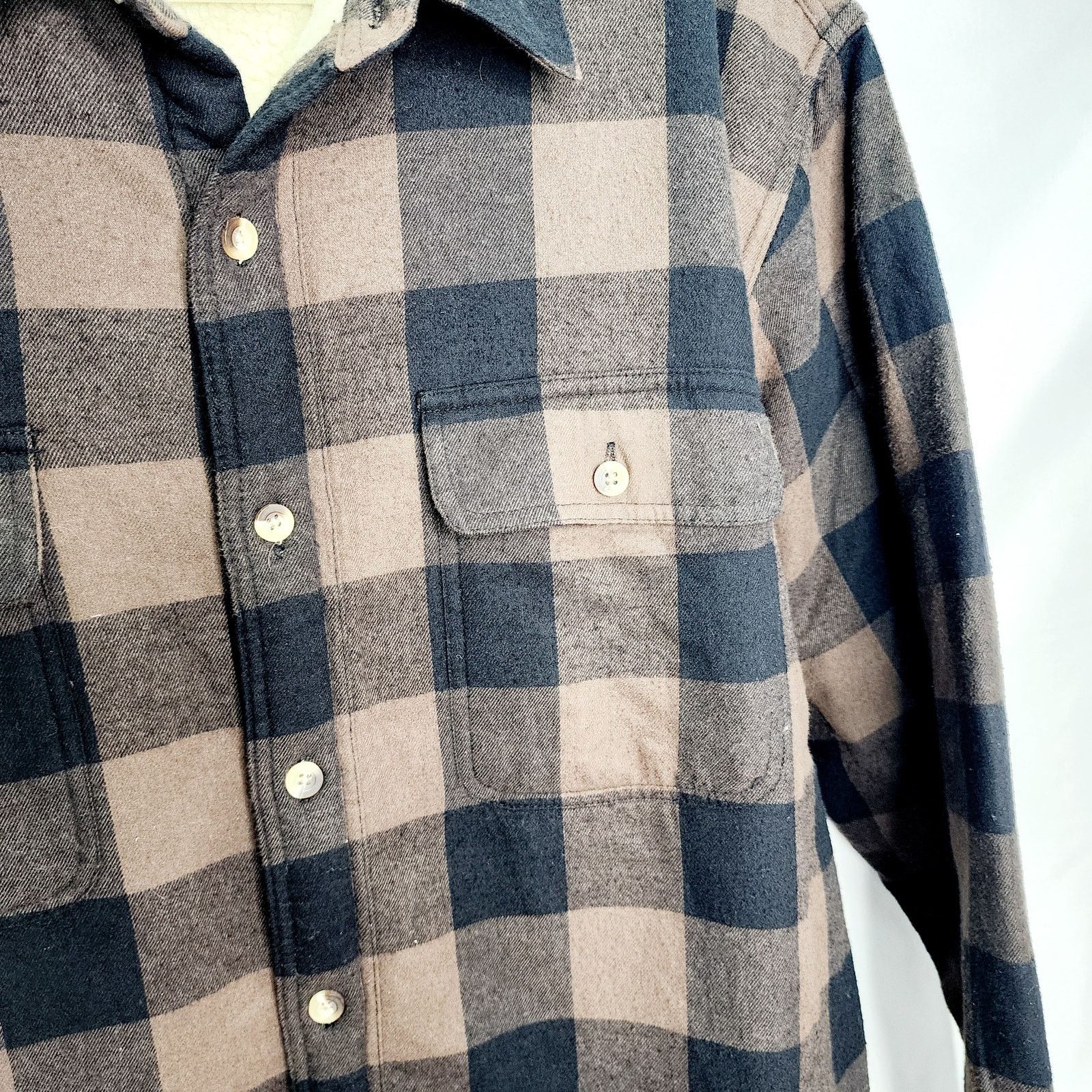 Other Red Head Brown Plaid Button Front Men's Shacket Jacket Size US L / EU 52-54 / 3 - 5 Thumbnail