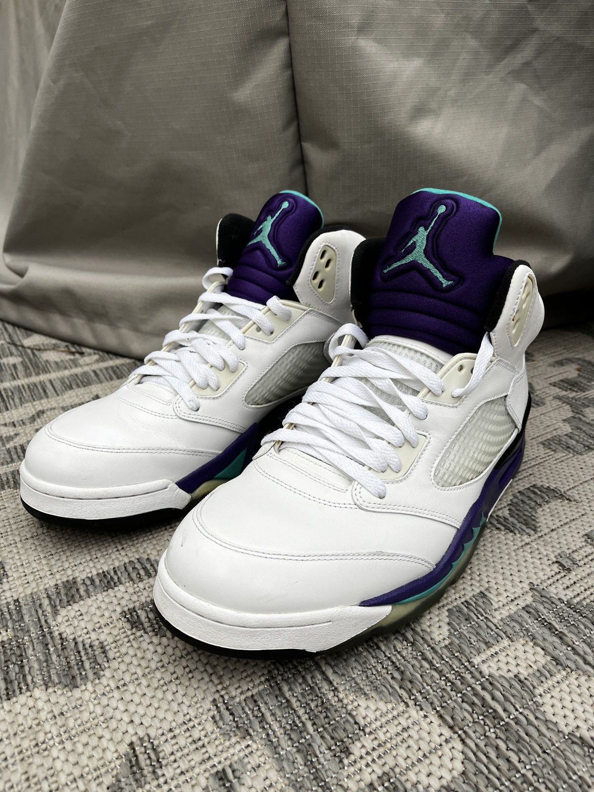 Jordan Brand Air Jordan 5 White Grape Sneakers (unisex) Size US 12 / EU 45 - 9 Thumbnail