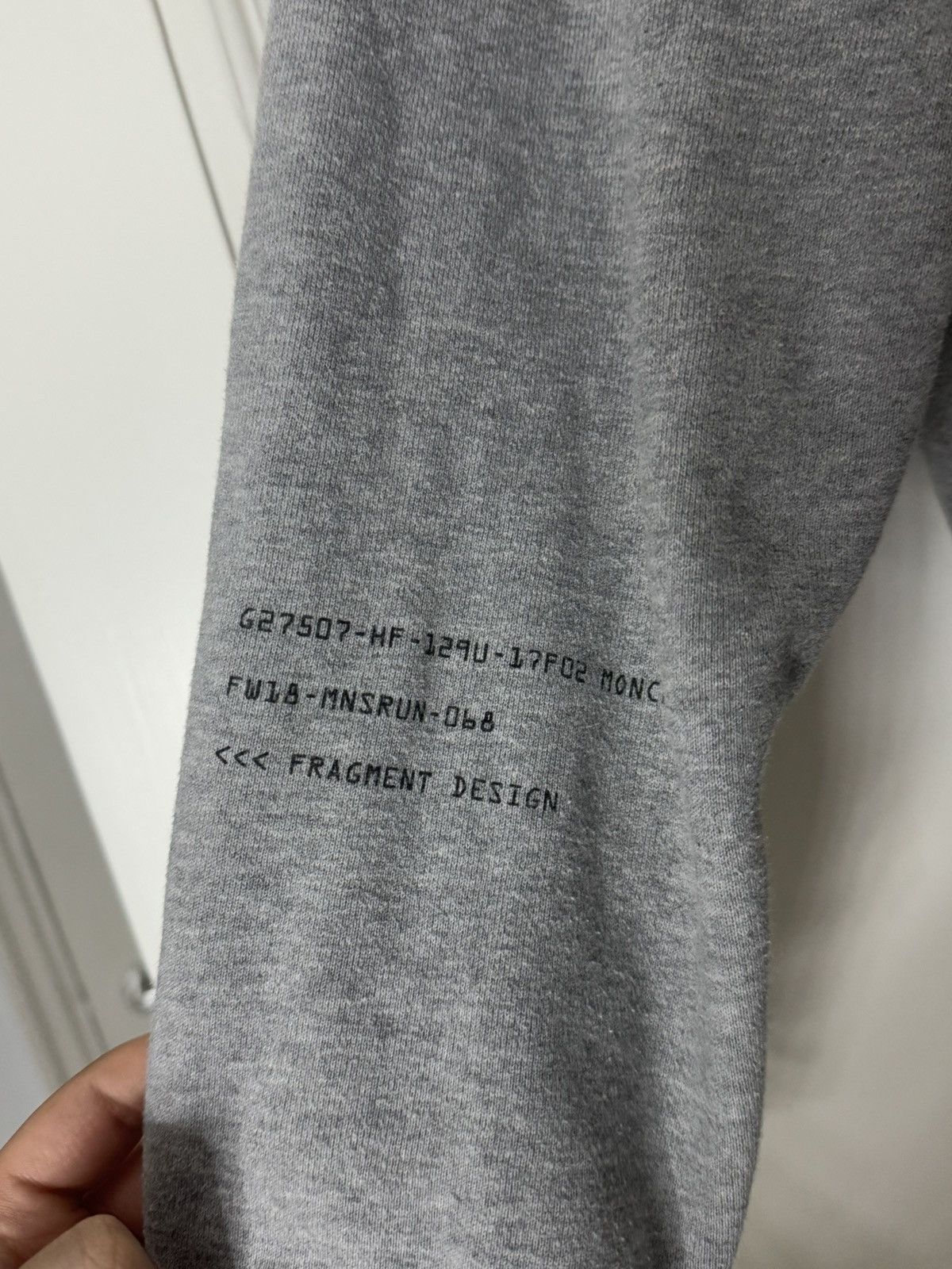 Moncler Moncler x Fragment Hiroshi Fujiwara Sweater – Grey – Rare Size US S / EU 44-46 / 1 - 6 Thumbnail