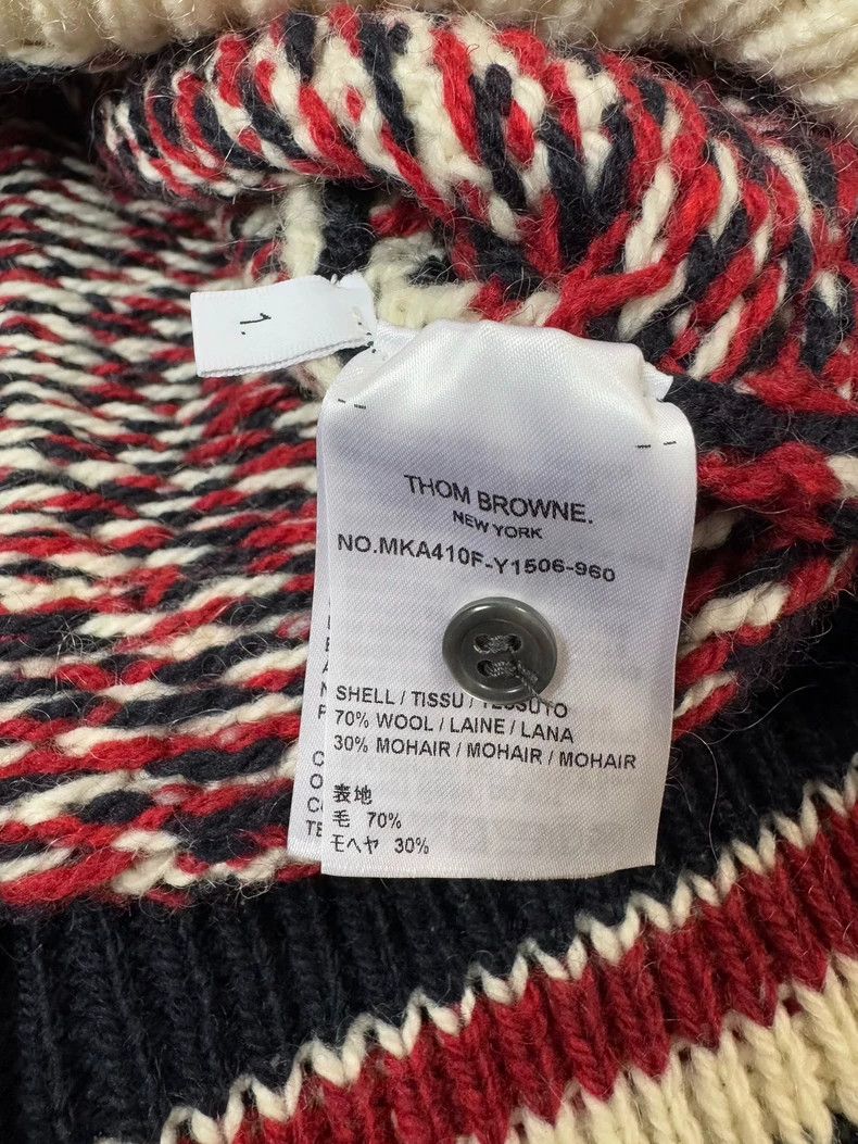 Thom Browne Thom browne British-style pullover round-neck sweater 2503- Size US S / EU 44-46 / 1 - 4 Thumbnail