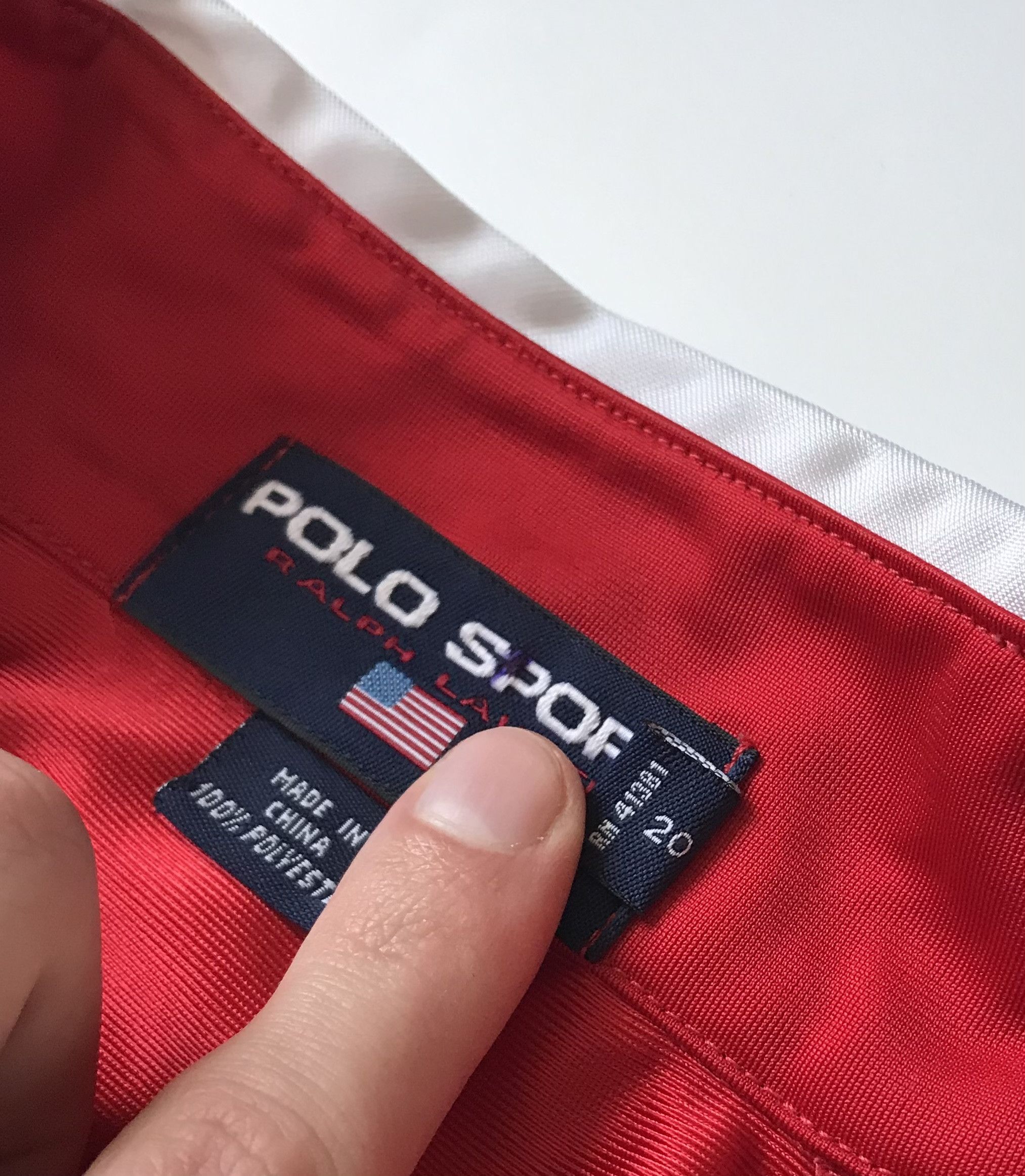 Ralph Lauren Sport Polo Sport Ralph Lauren Vintage 1/4 Zip Jersey Mens L Red Size US L / EU 52-54 / 3 - 6 Thumbnail