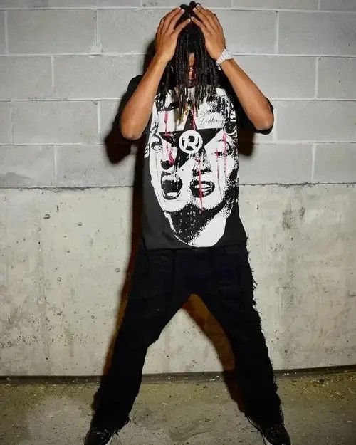 Individualized Shirts Gothic Oversized TShirt Y2k Size US M / EU 48-50 / 2 - 3 Thumbnail
