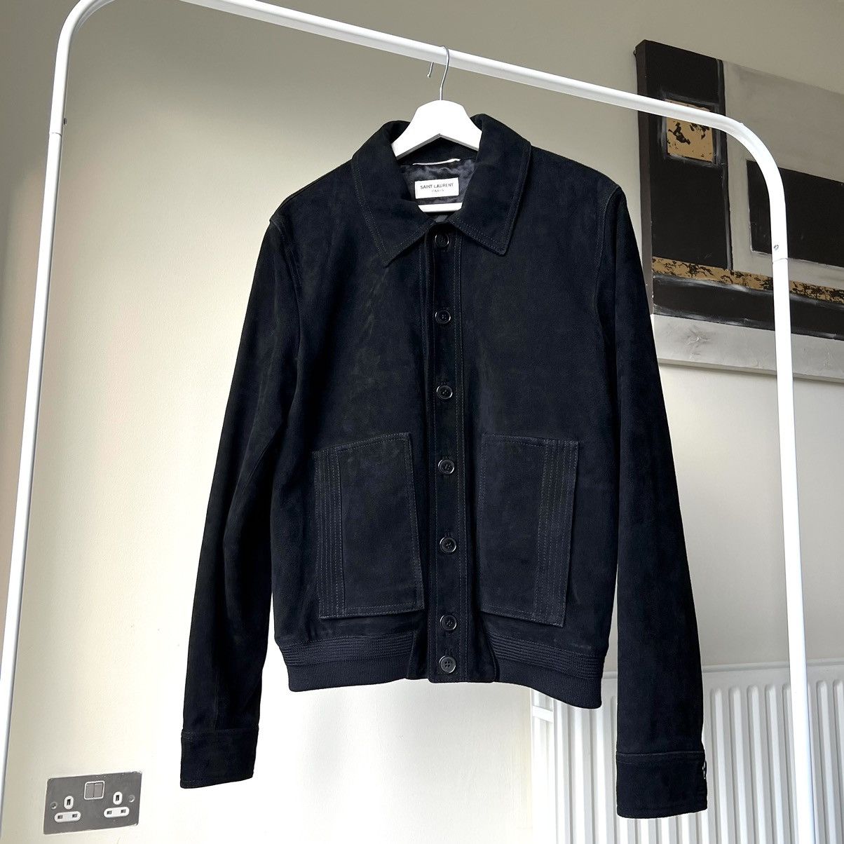 Saint Laurent Paris Saint Laurent Suede Jacket 52 Size US L / EU 52-54 / 3 - 1 Thumbnail