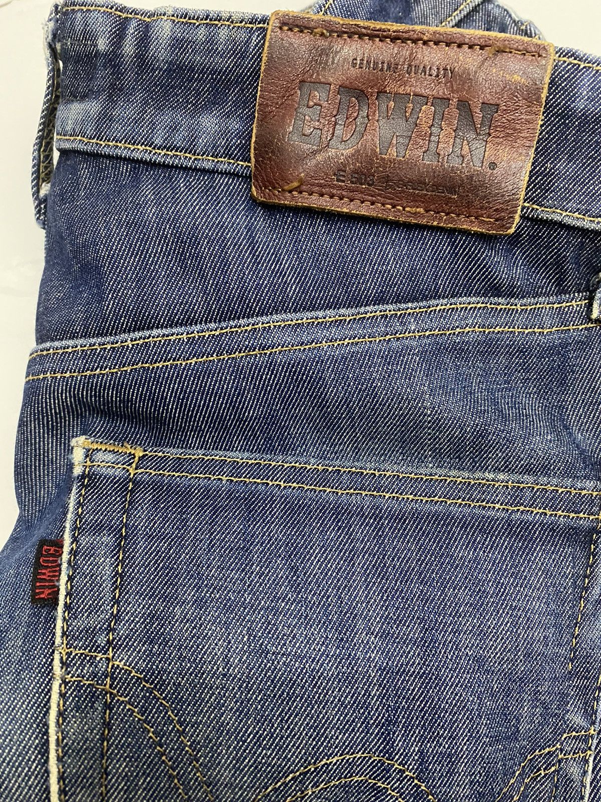 Edwin EDWIN 503FLEX BAGGY DISTRESSED DENIM UNDERCOVER STYLE DESIGN Size US 31 - 8 Thumbnail