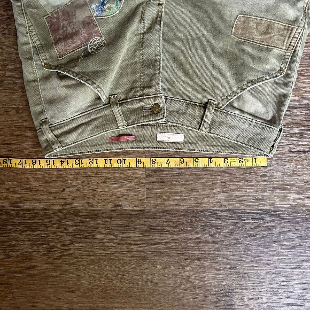 Anthropologie Patched Pilcro Stretch Denim Size 28" / US 6 / IT 42 - 3 Thumbnail