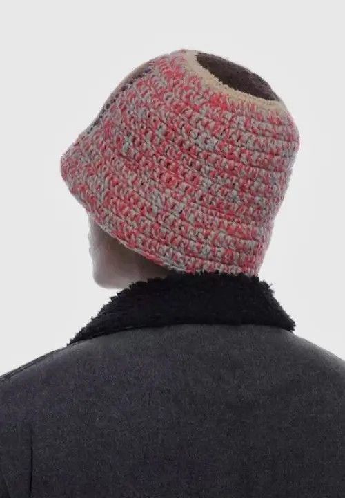 Other Outdoor retro floral knitted tulip hat bucket hat Size ONE SIZE - 6 Thumbnail