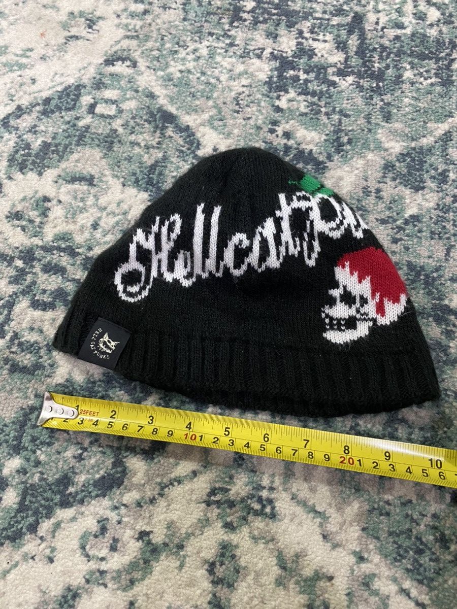 Japanese Brand Vintage Hell Cat Punk Beanie Hats Size ONE SIZE - 13 Thumbnail