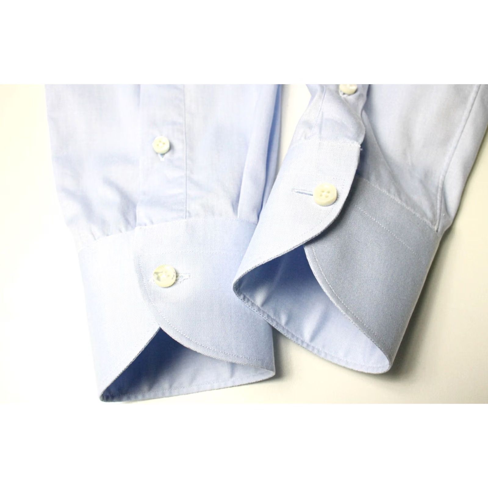 Suitsupply SUITSUPPLY Custom Made Extra Slim Fit Formal Shirt Men's 41L / 16L Cutaway Blue Size 42R - 6 Thumbnail