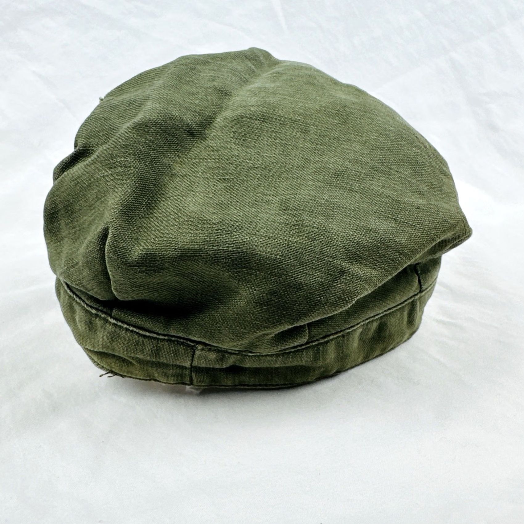 Vintage Vietnam Era OG-107 Utility Cap Shirt Mens Cap 1969 Green Cotton VW Waldman 1960s United States Green Mens Cap OG-107 Vietnam Era Original Wool? Size ONE SIZE - 3 Thumbnail