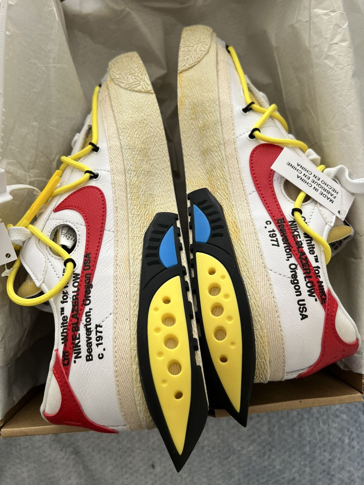 Nike × Off-White Nike off white blazer low Size US 11 / EU 44 - 8 Thumbnail
