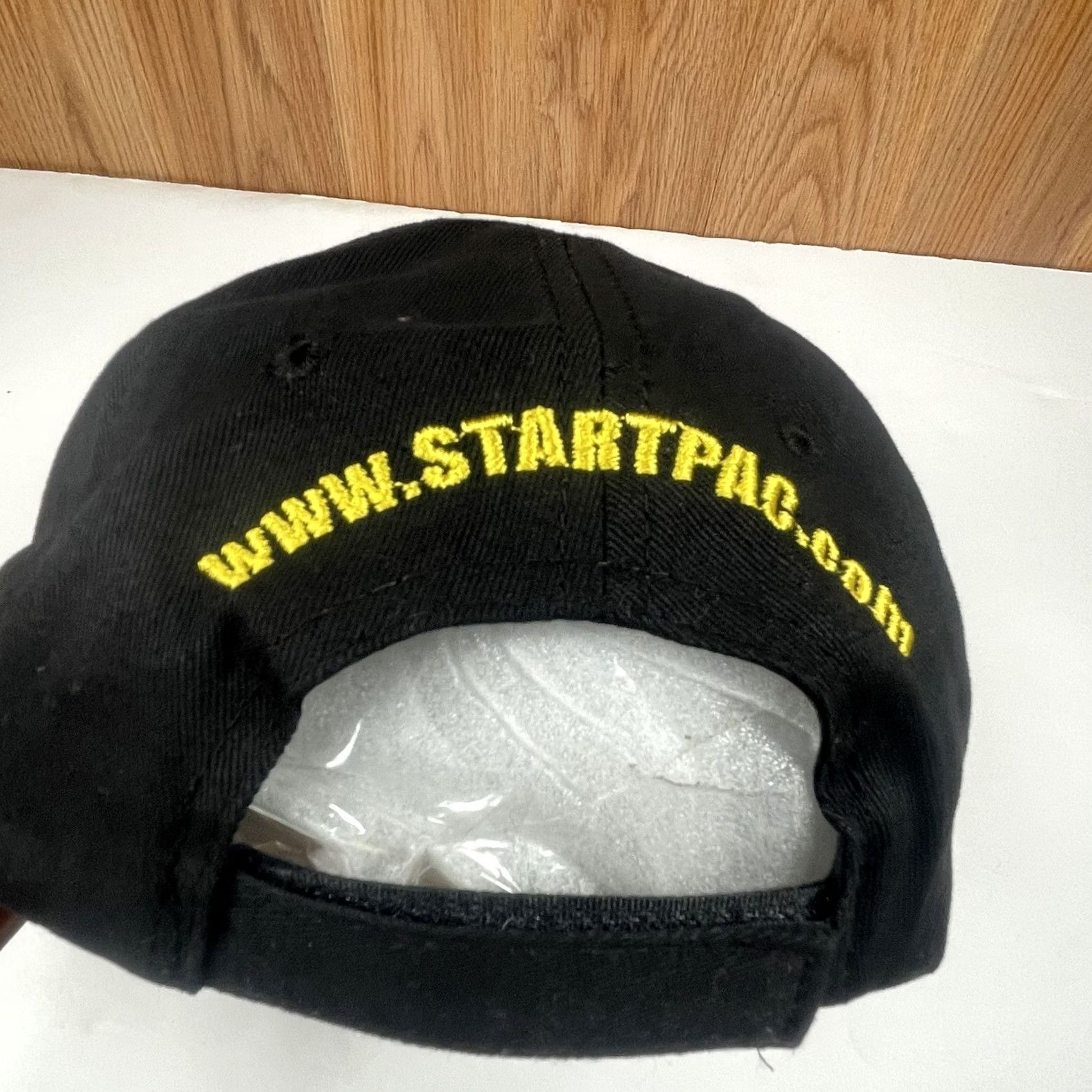 Vintage Startpac.com Embroidered Adjustable StrapBack Baseball Hat Cap Adult Classic Logo Black Size ONE SIZE - 7 Thumbnail