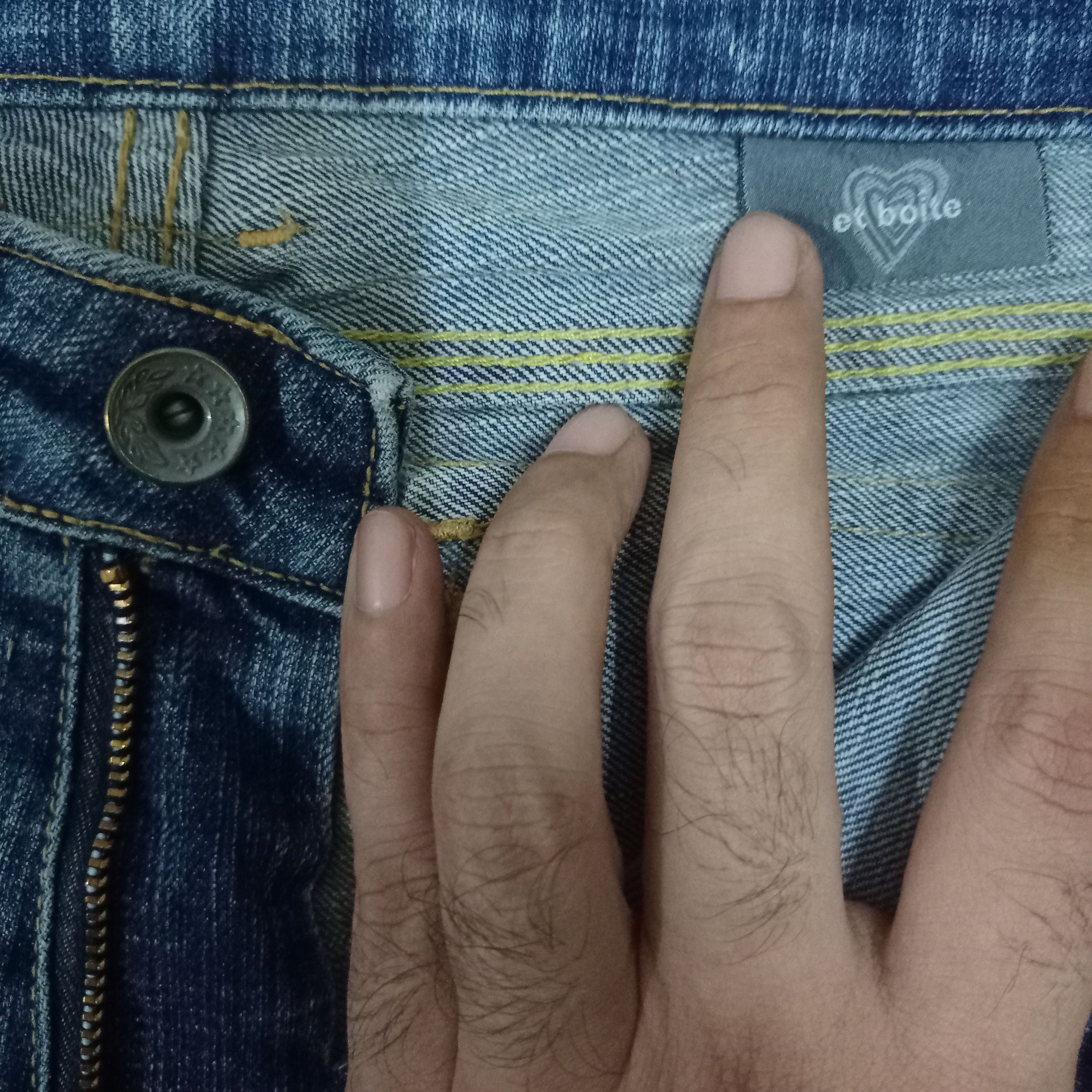 Japanese Brand Vintage Japanese Blue Way Blue Wash Flare Jeans Size 28" / US 6 / IT 42 - 3 Thumbnail