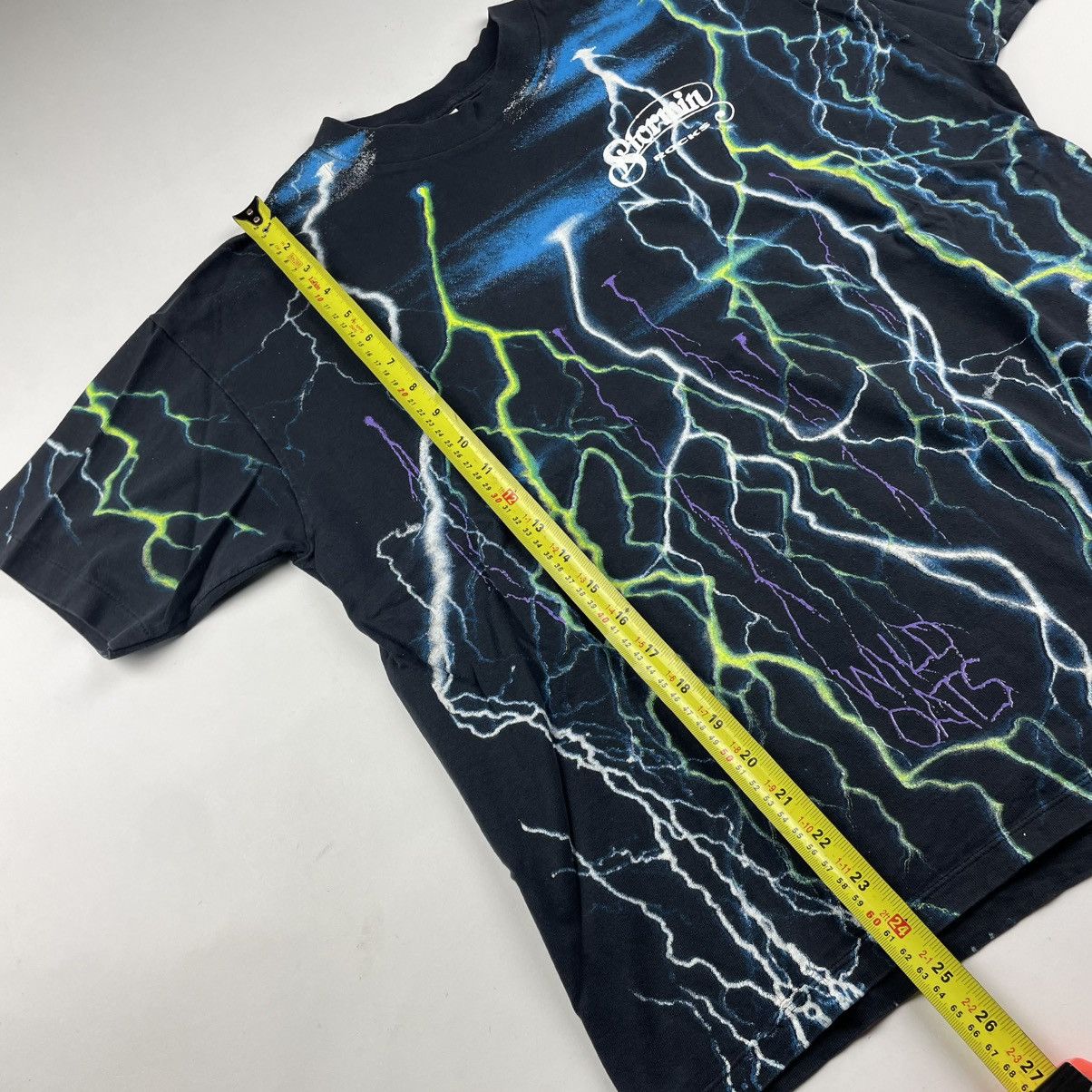 Vintage Vintage 90s Lightning All Over Print Wild Oats AOP Shirt M Size US L / EU 52-54 / 3 - 7 Thumbnail