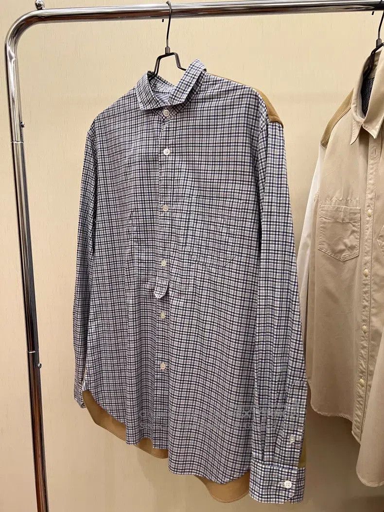 Junya Watanabe JUNYA WATANABE Patchwork Checkered Shirt Size US M / EU 48-50 / 2 - 1 Thumbnail
