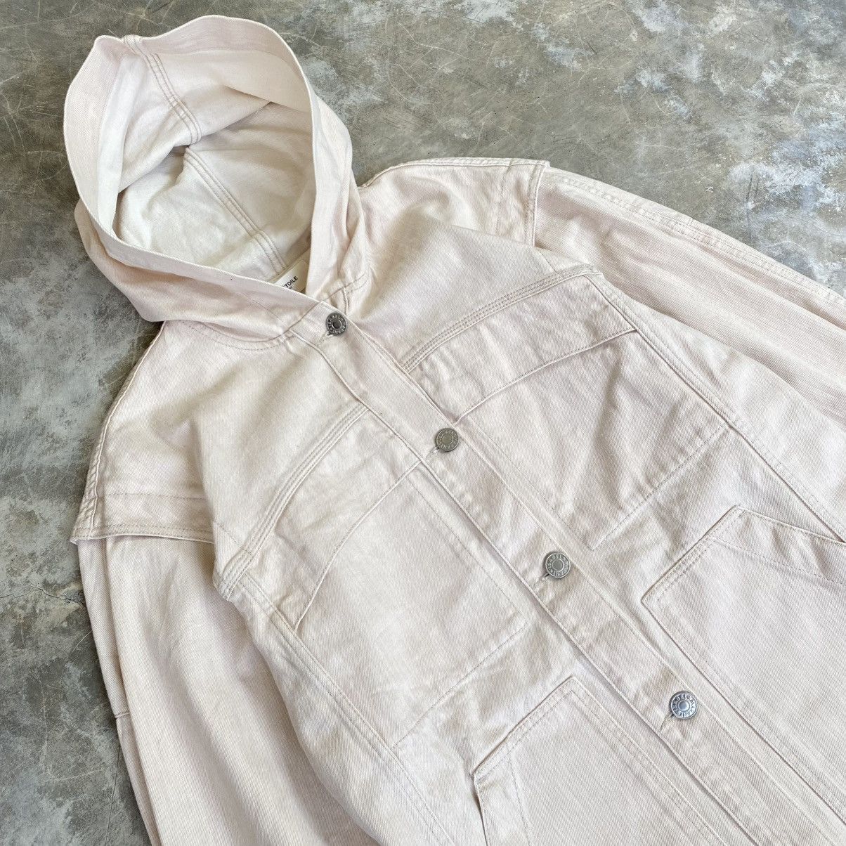 Isabel Marant Etoile Isabel Marant Etoile Hoodie Denim Jacket Size L / US 10 / IT 46 - 3 Thumbnail