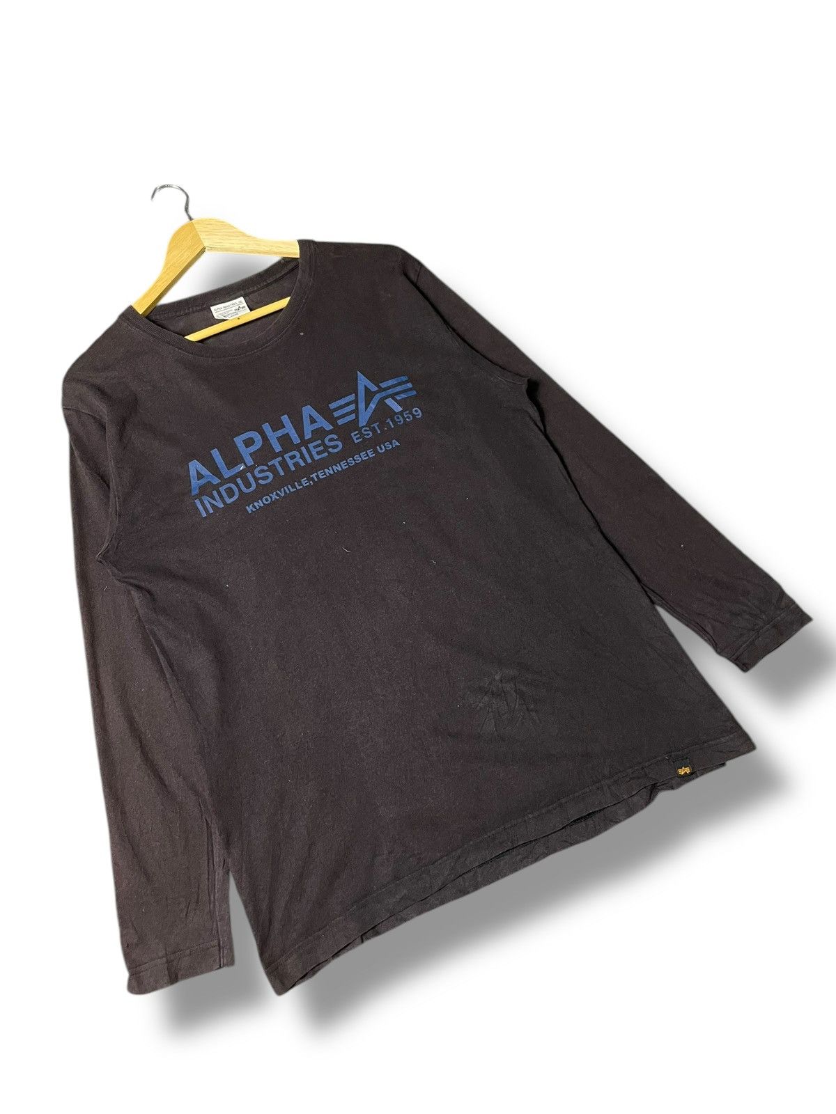 Alpha Industries × Japanese Brand × Vintage Alpha Industries Casual Long Sleeve Shirts (76) Size US L / EU 52-54 / 3 - 4 Thumbnail