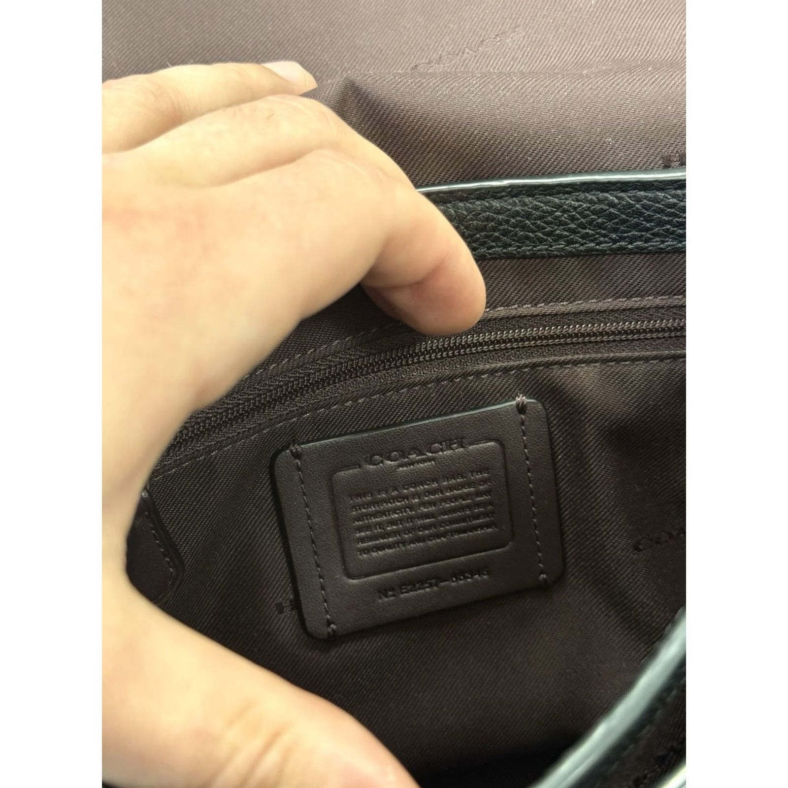 Coach Coach Cassie Crossbody Leather Bag Luxury Rare Black Woman OS Size ONE SIZE - 6 Thumbnail