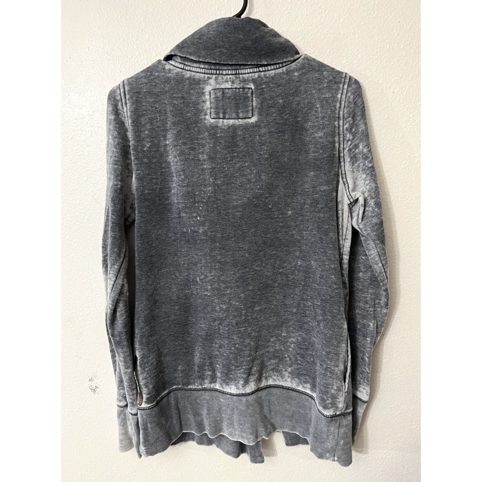 Andrew Marc ANDREW MARC Women's Herringbone Gray Jacket M Zip Casual Long Sleeve Size M / US 6-8 / IT 42-44 - 3 Thumbnail