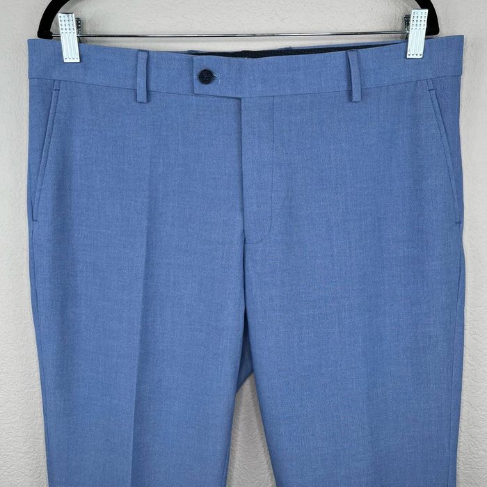 Savile Row The Savile Row Brixton Light Blue Dress Slacks Pants | Grailed