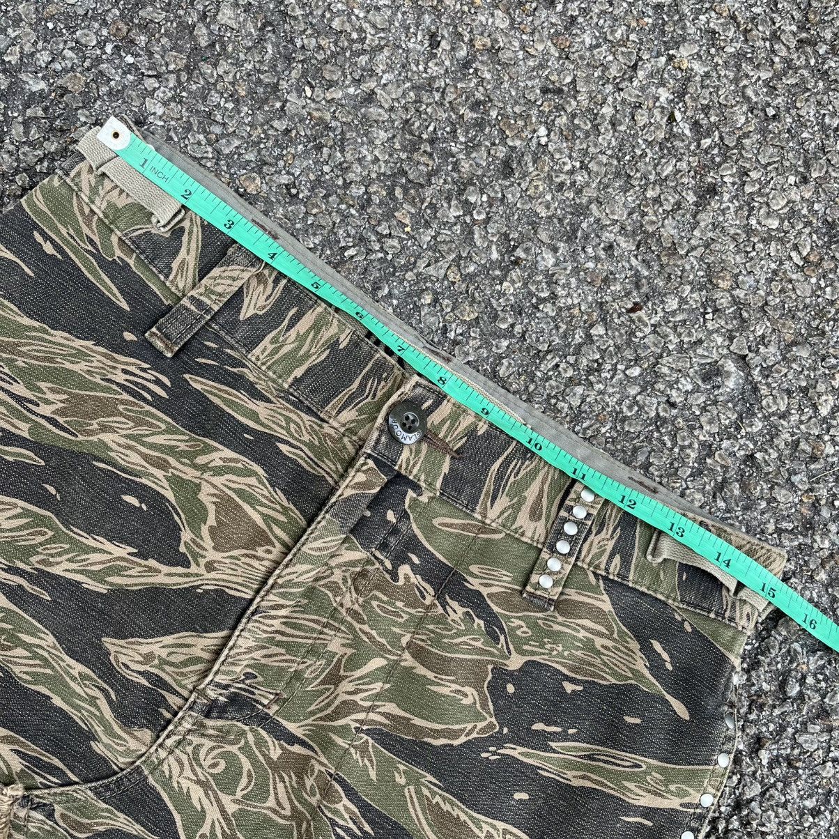 Hysteric Glamour RARE‼️Hysteric Glamour Camo Tiger Stripe Cargo Skirt RRL Size 30" / US 8 / IT 44 - 5 Thumbnail