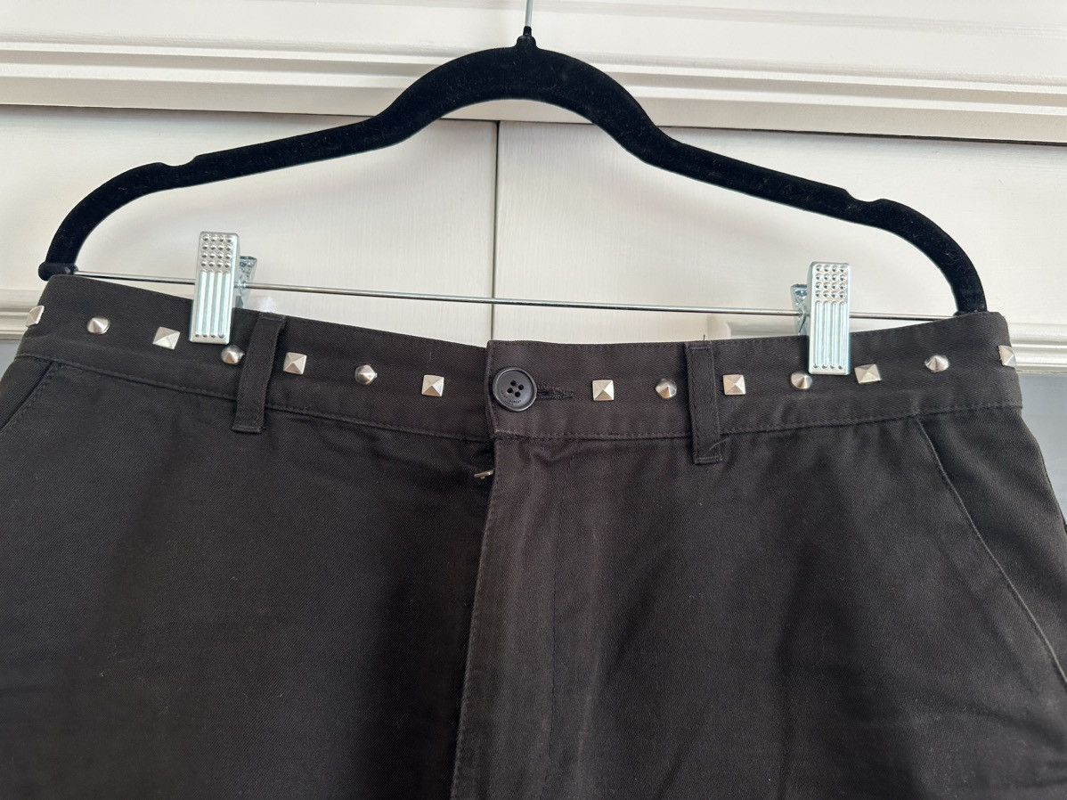 Saint Laurent Paris Black stud distressed shorts Size US 30 / EU 46 - 3 Thumbnail