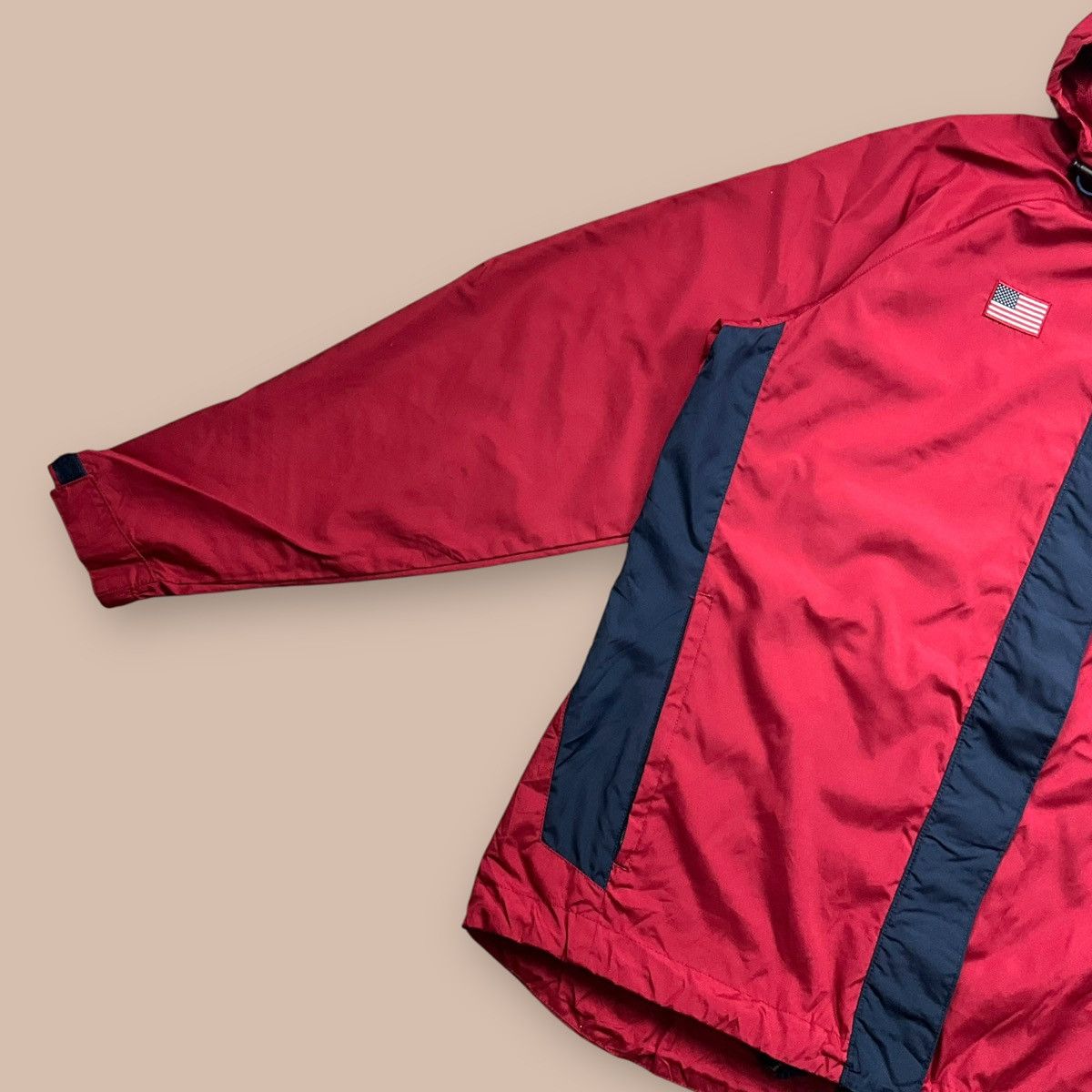Nike Nike Windbreaker USA Track&Field Y2K Olympic Red Jacket Size US L / EU 52-54 / 3 - 9 Thumbnail