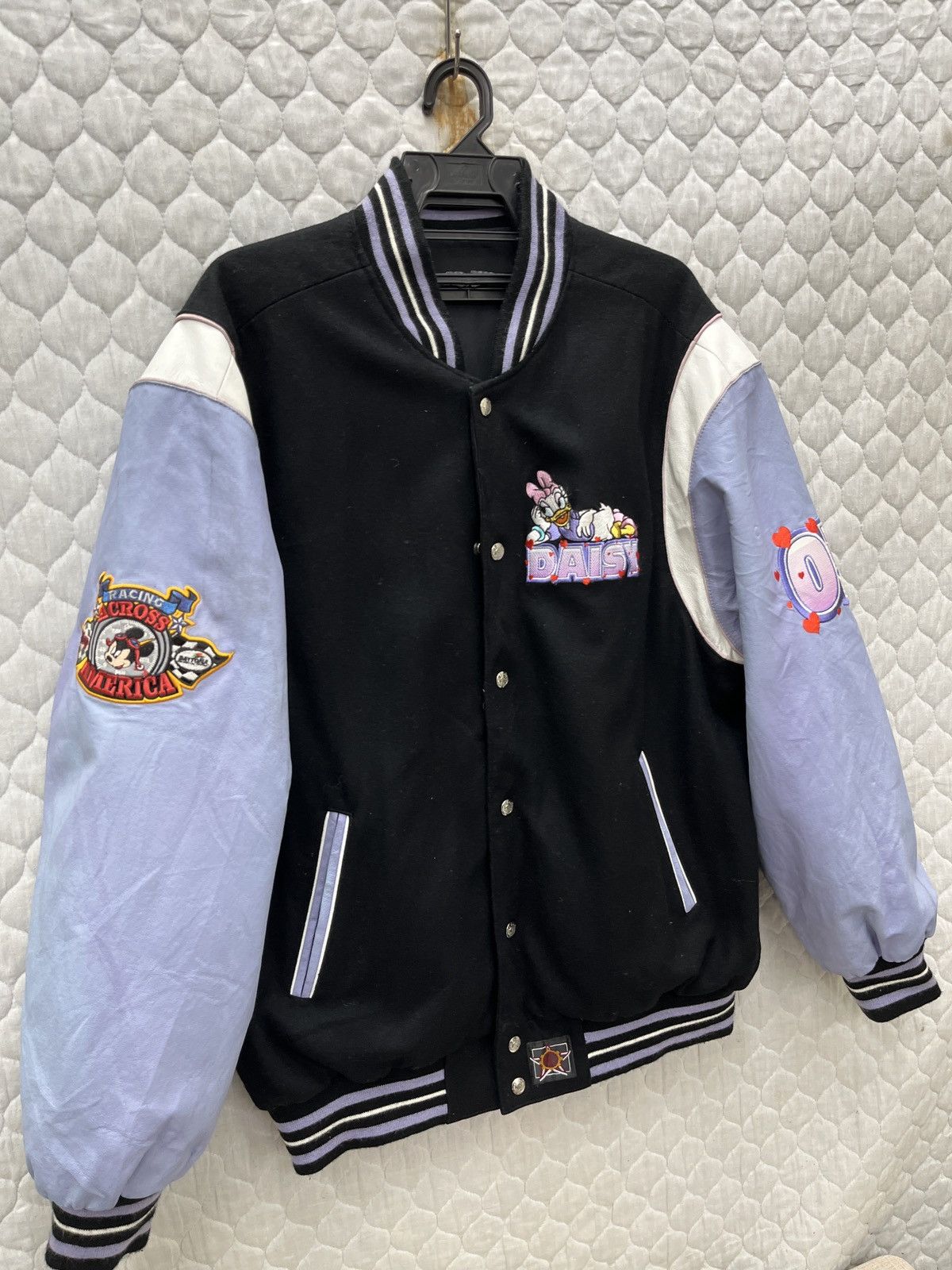 Jeff Hamilton 🔥🔥🔥JEFF HAMILTON DISNEY DAYTONA VARSITY REVERSIBLE JACKET Size US L / EU 52-54 / 3 - 5 Thumbnail
