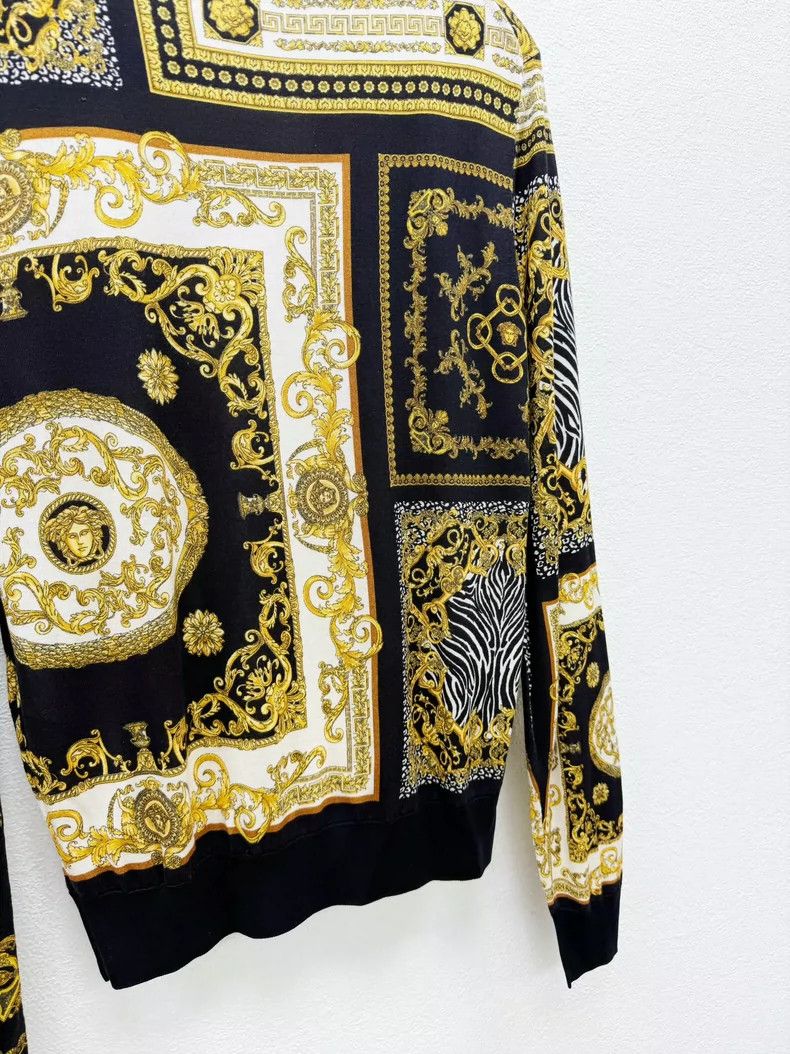 Versace Versace Mulberry silk knitted sweater Size US M / EU 48-50 / 2 - 7 Thumbnail