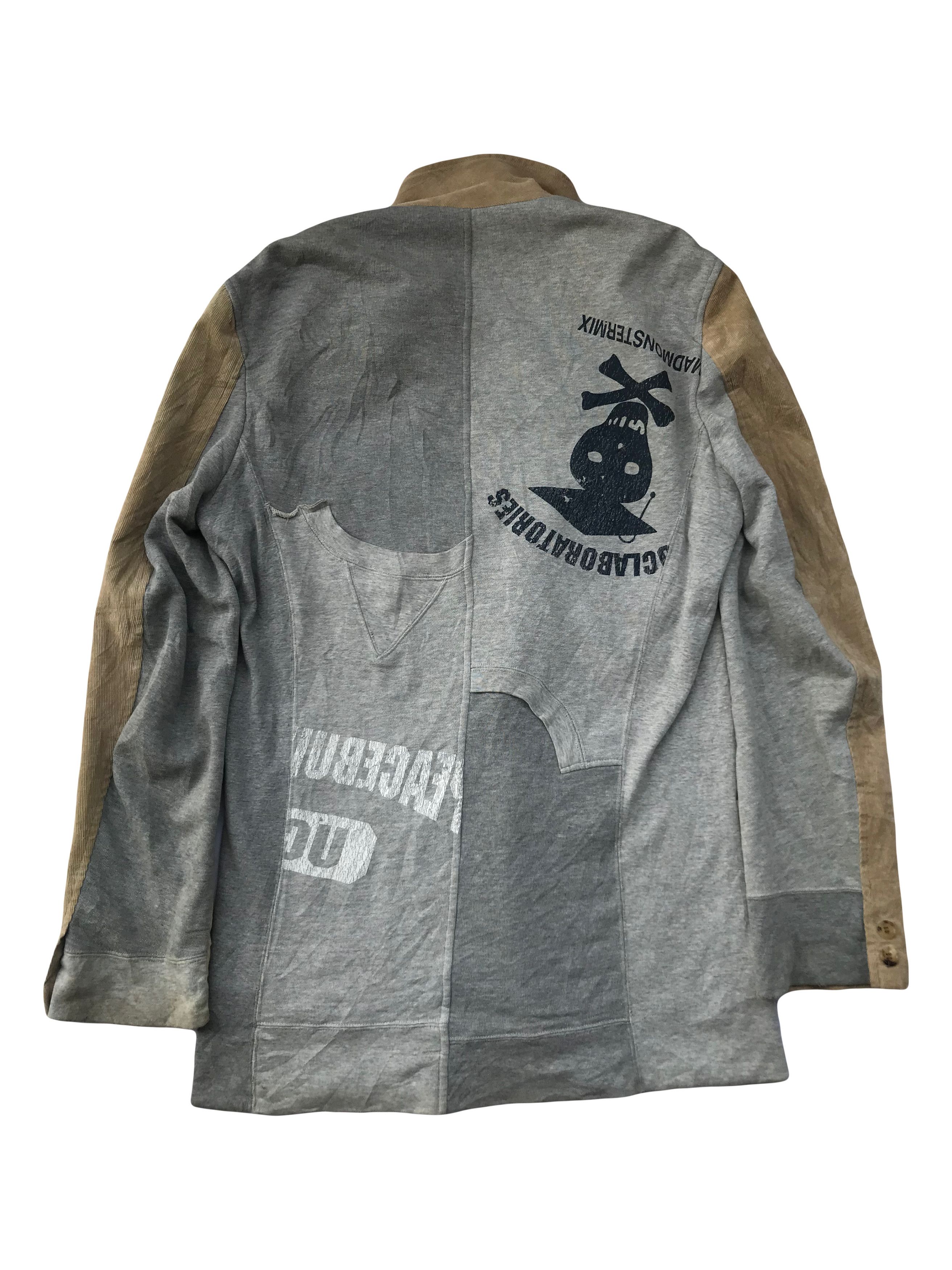 Jun Takahashi × Undercover AW2003 Undercover Paperdoll Reconstructed Hybrid  Jacket | Grailed