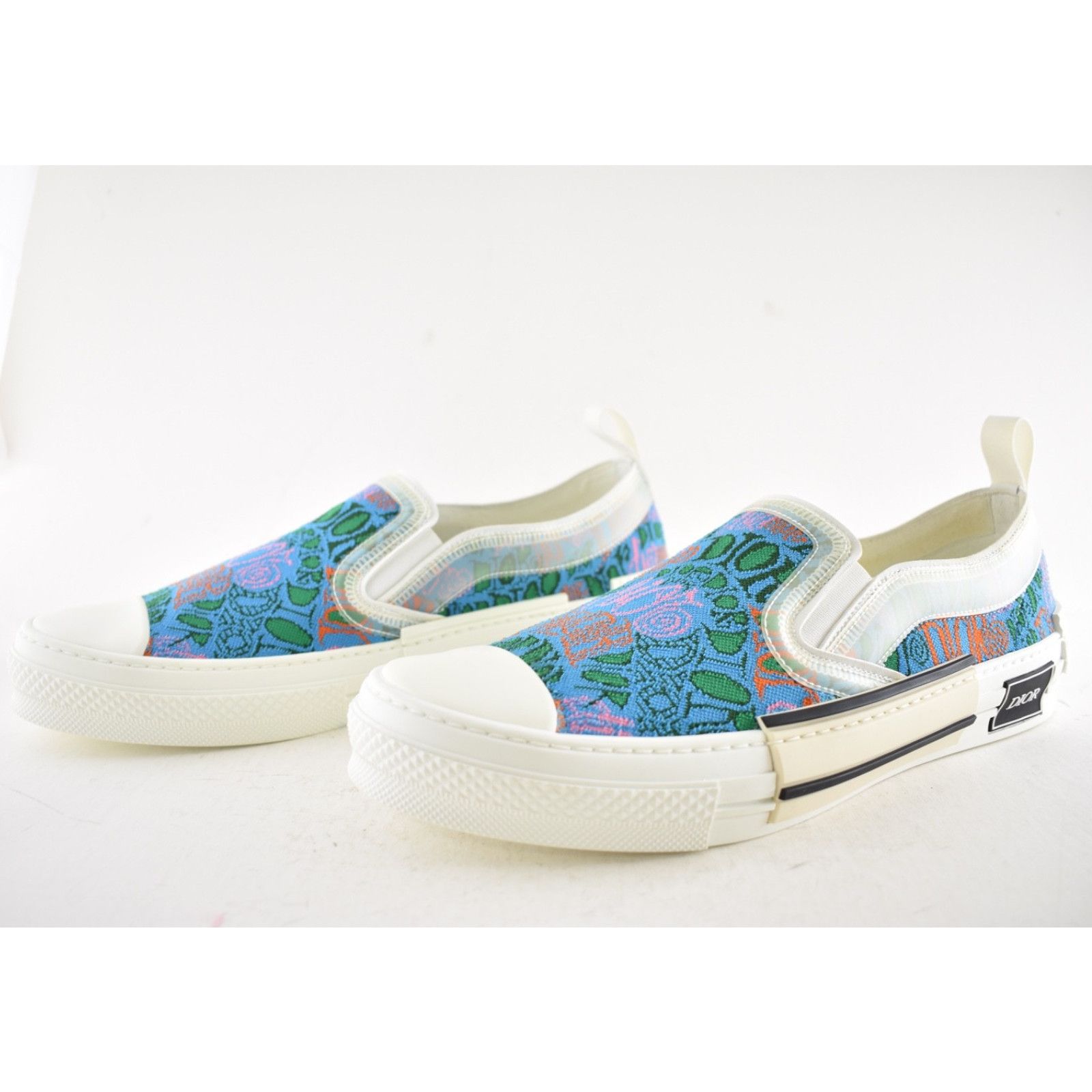 Dior Dior Mens Multicolor Logo Low Top Slip On Flat Sneaker 44 11 Size US 11 / EU 44 - 11 Thumbnail