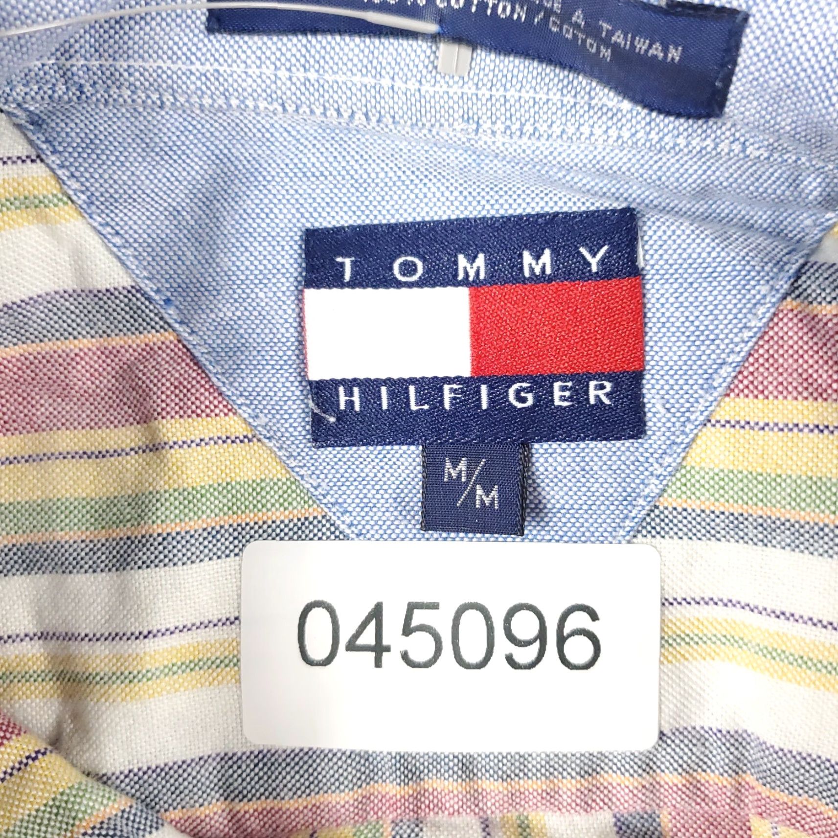 Tommy Hilfiger Tommy Hilfiger Shirt Mens Medium Red Yellow Striped Button-Up Long Sleeve Classic Preppy Size US M / EU 48-50 / 2 - 7 Thumbnail