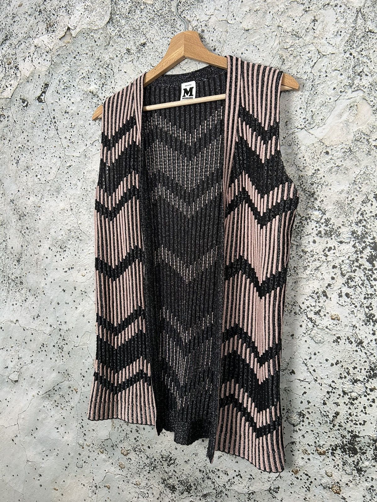 Missoni Missoni Made in Italy Designer Vest Blouses Avant Garde Size L / US 10 / IT 46 - 2 Thumbnail