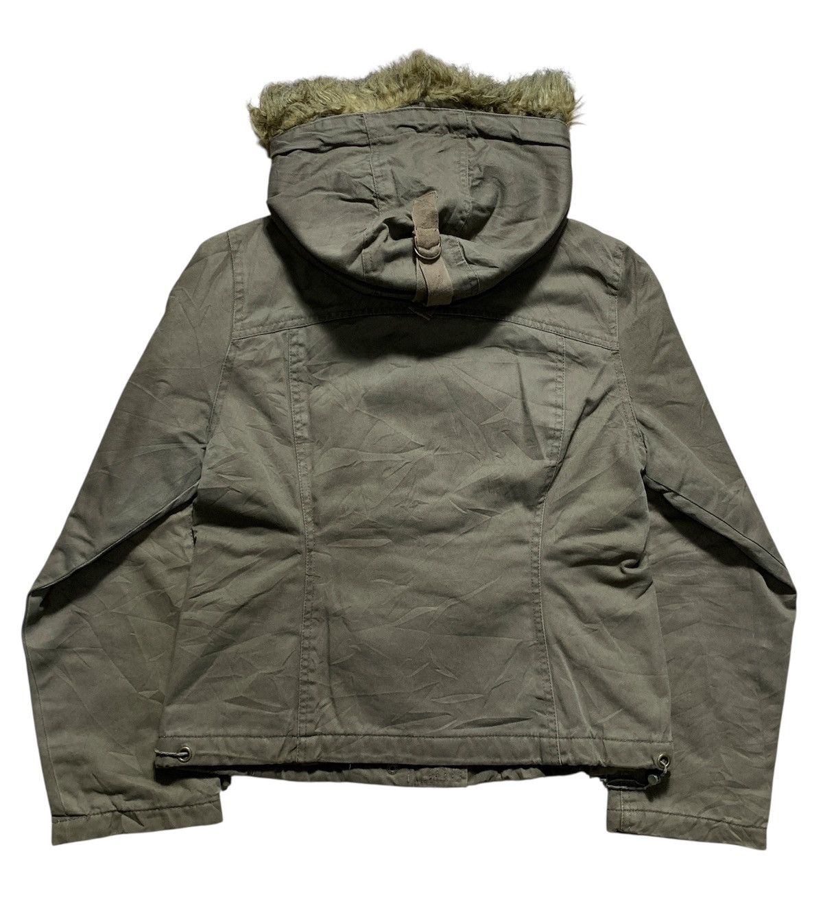 Japanese Brand 2000s Colza Military Bondage Vkei GOA Style Fur Jacket Size US S / EU 44-46 / 1 - 11 Thumbnail