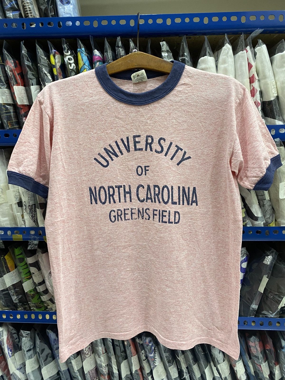 Vintage VINTAGE UNIVERSITY OF NORTH CAROLINA RINGER TSHIRT Size US S / EU 44-46 / 1 - 1 Thumbnail